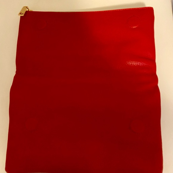 Red Poppy and Peonies Clutch Bag - Picture 2 of 6